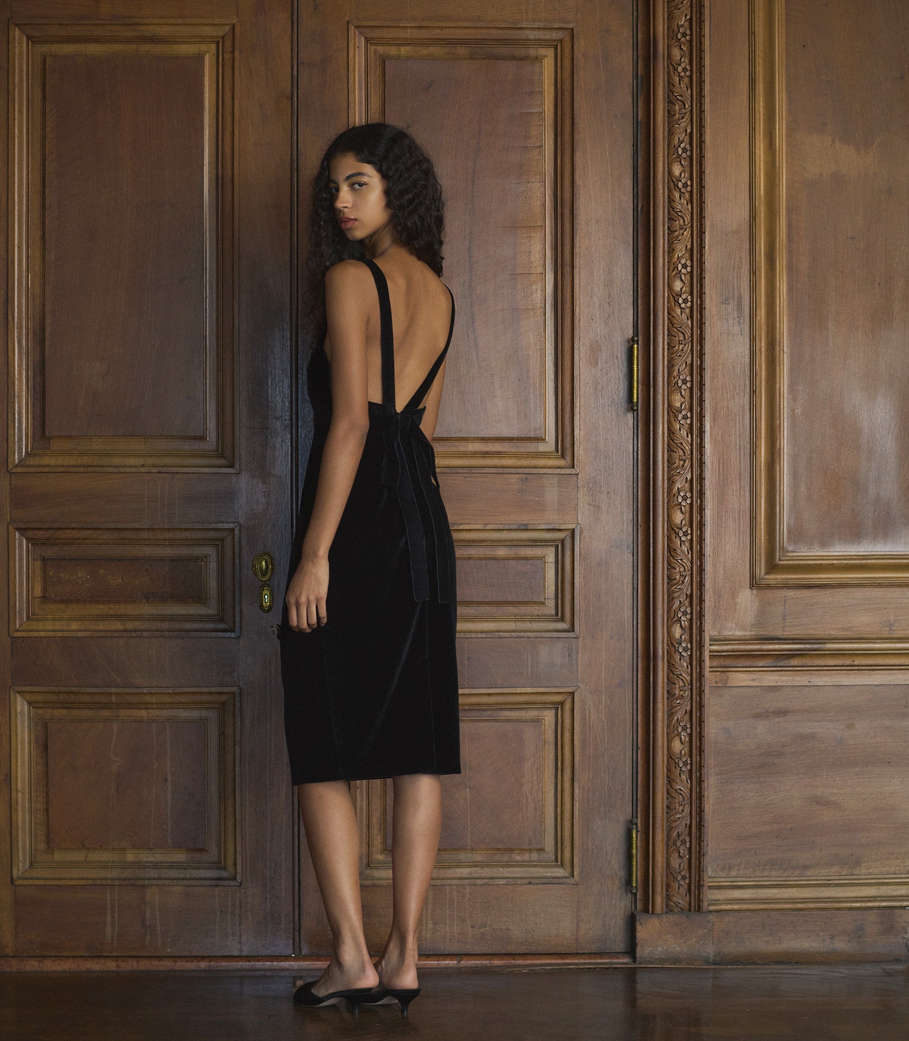 CHANSELLE DRESS -- BLACK