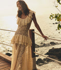 COSTINE DRESS -- VANILLA