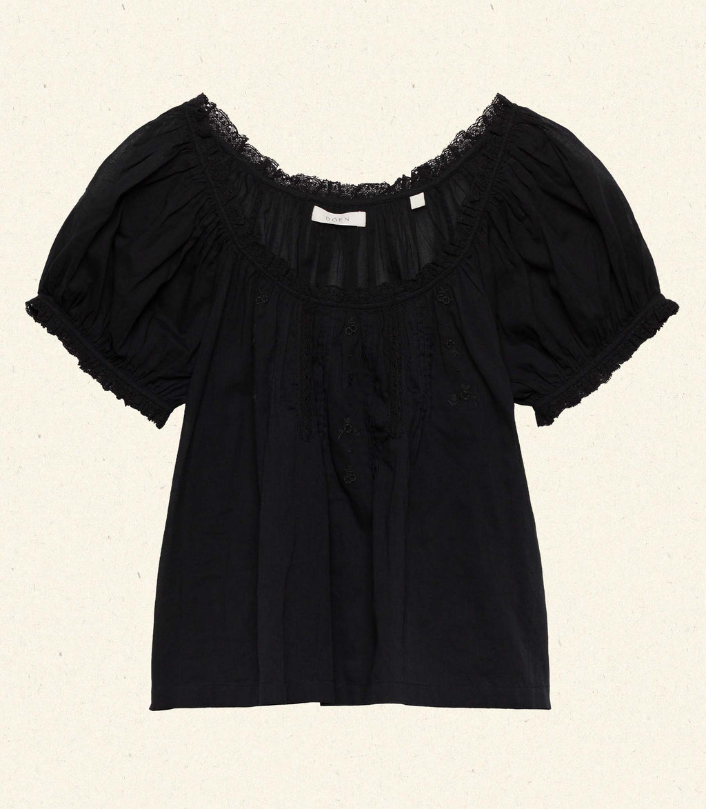 FREDERICA TOP -- BLACK