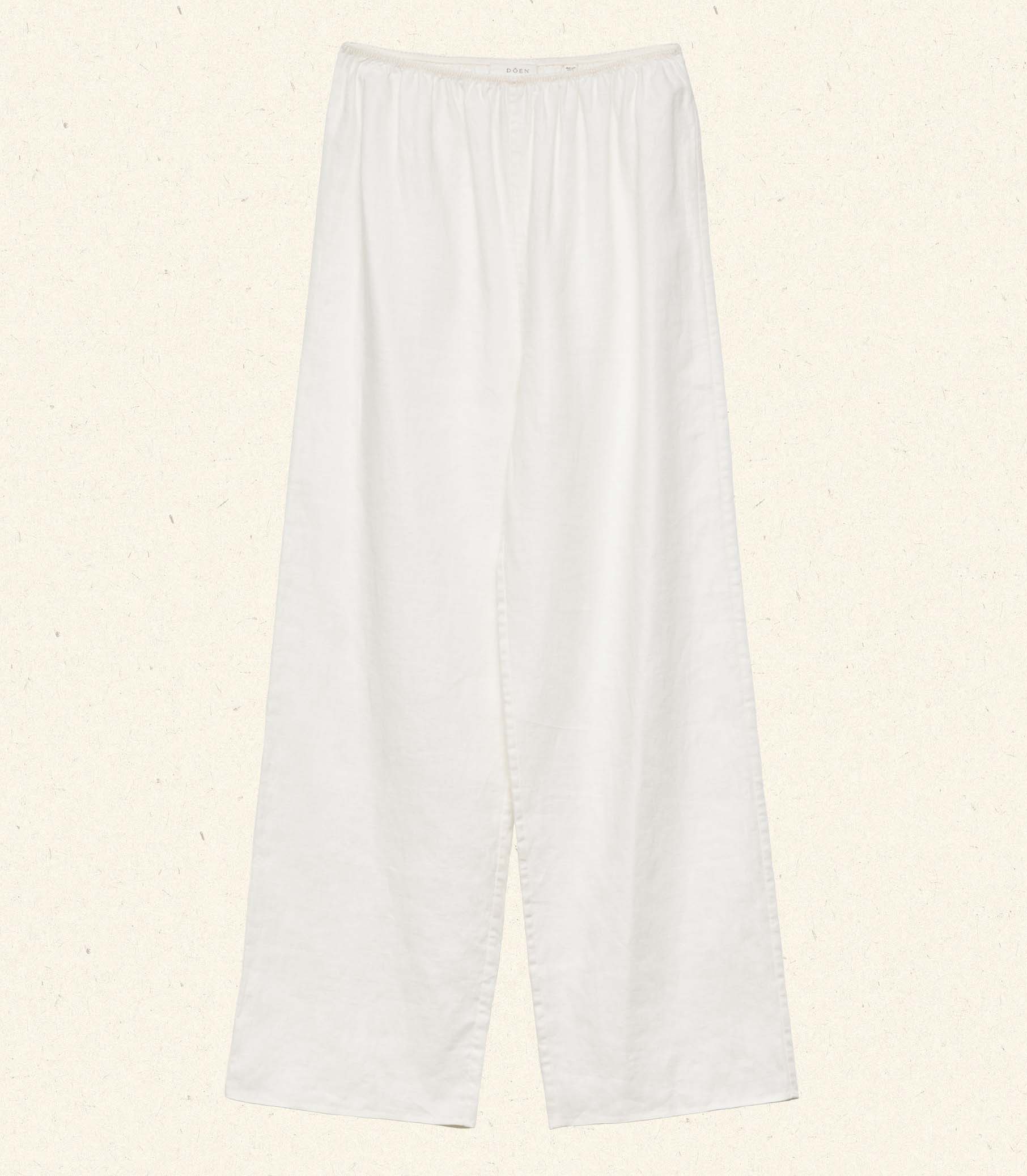 LAVON LINEN PANT -- SALT