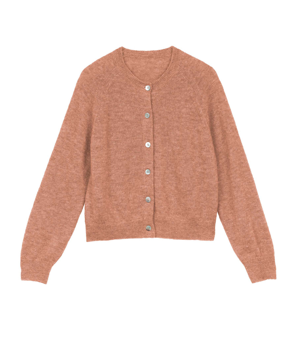 PETRA CARDIGAN -- CORAL