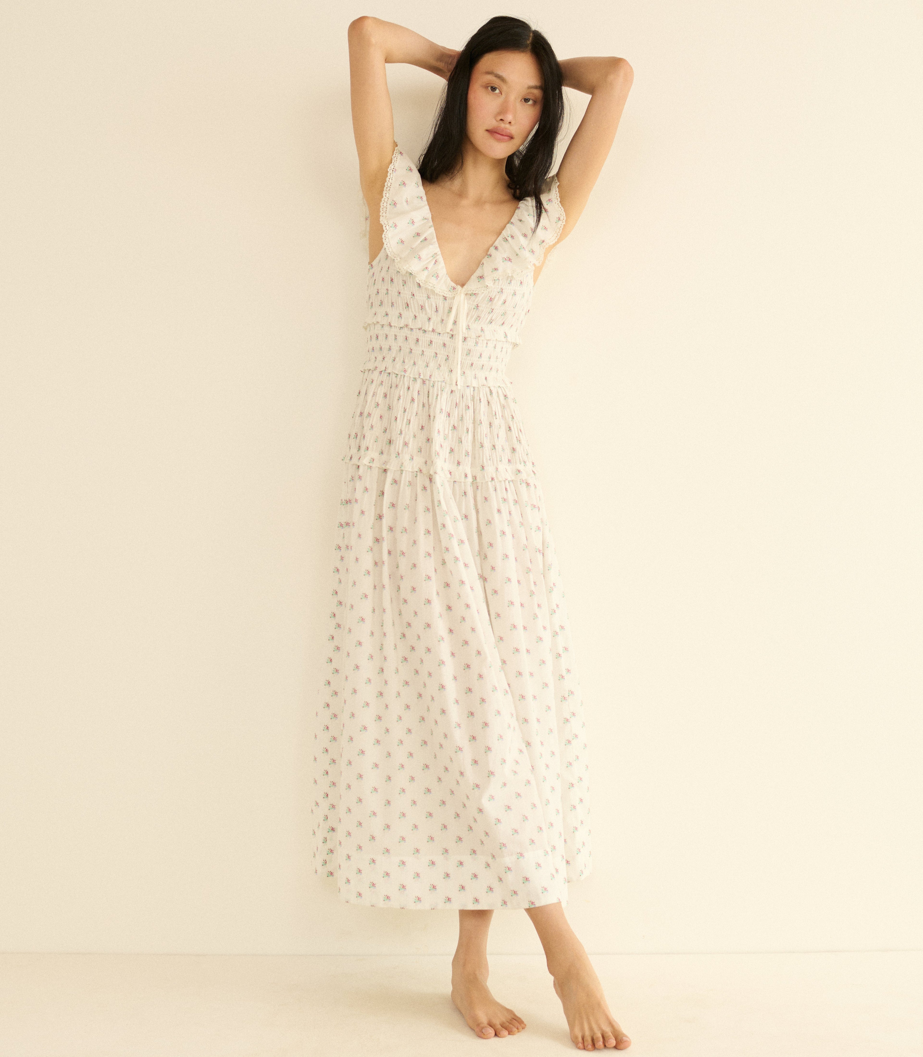 SORINA DRESS -- PETIT POSY CALICO