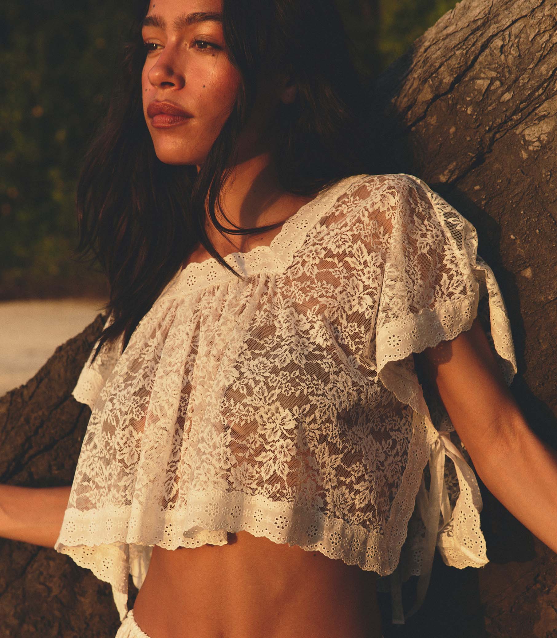 VENNETTE TOP -- SALT