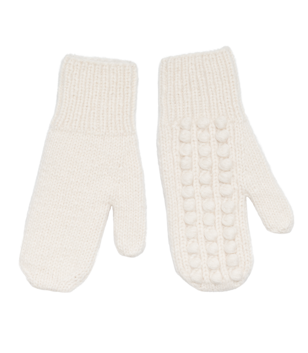 VERBIER MITTENS -- IVORY